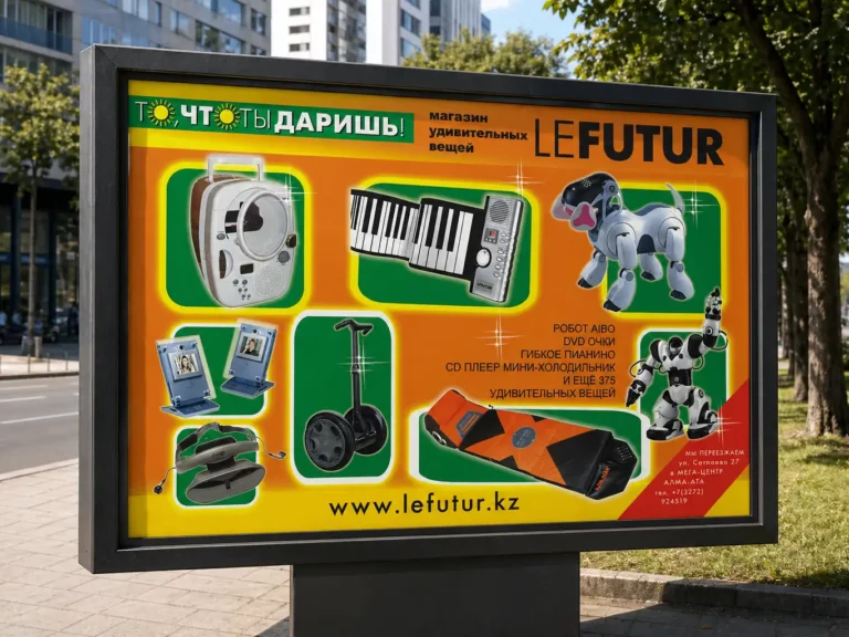 Рекламный баннер магазина «LeFuture»