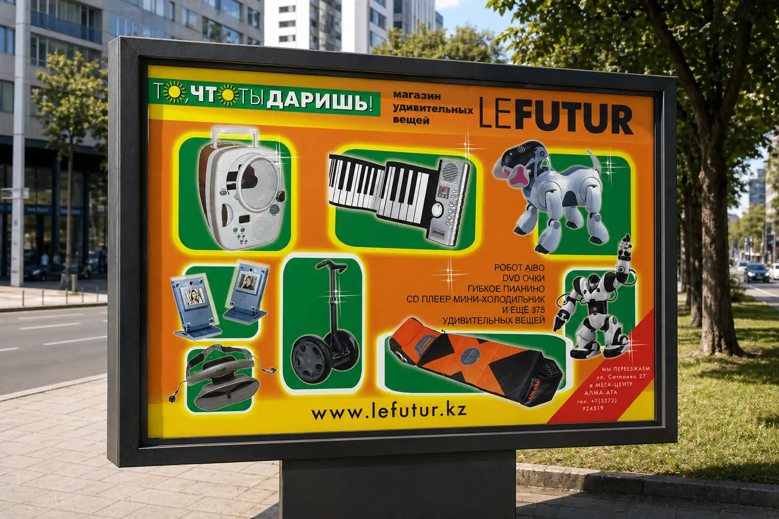 Рекламный баннер магазина «LeFuture»