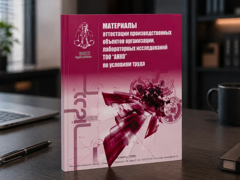 Обложка для материалов аттестации ТОО "АНКО"