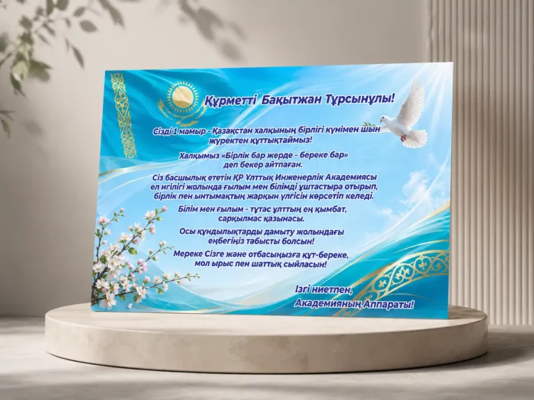 Поздравительная открытка 1 мая
