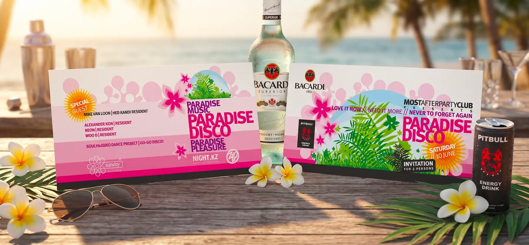 Рекламный флаер Paradise Disco
